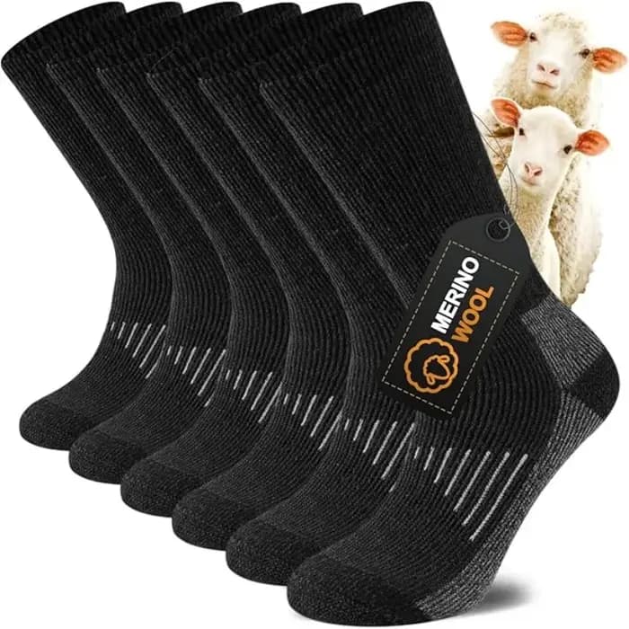 Chaussettes en laine mérinos super épaisses et chaudes pour hommes et femmes
