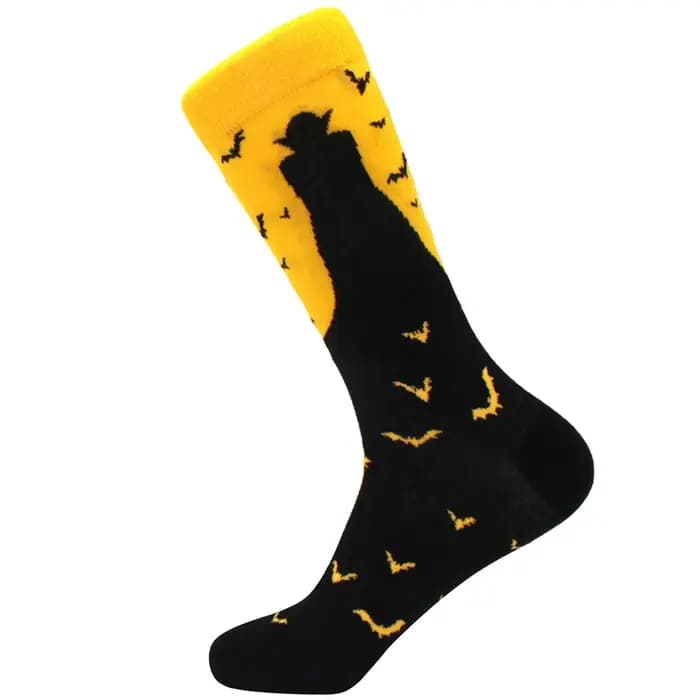 Chaussettes d'hiver colorées pour hommes et femmes, en coton peigné, douces, chaudes, amusantes et heureuses, longues, robe d'affaires