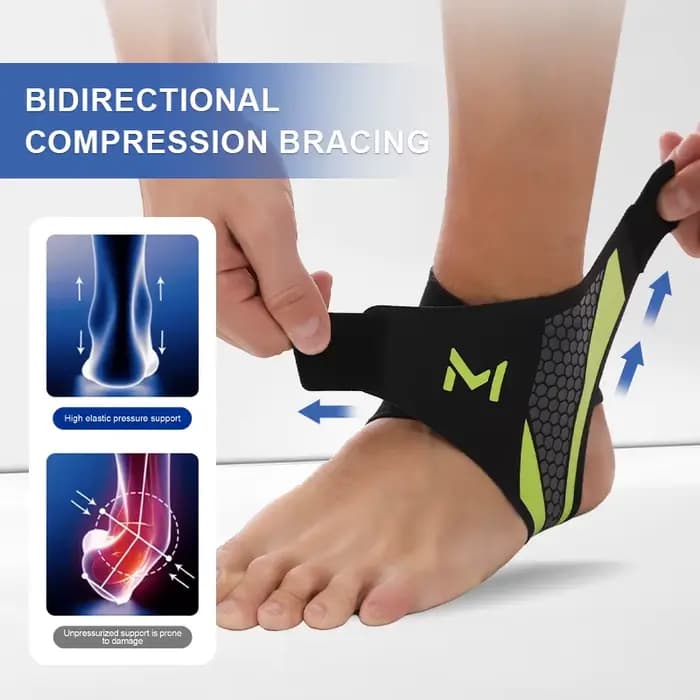 2 pièces Cooper cheville soutien Compression pied manches pour hommes femmes brassard
