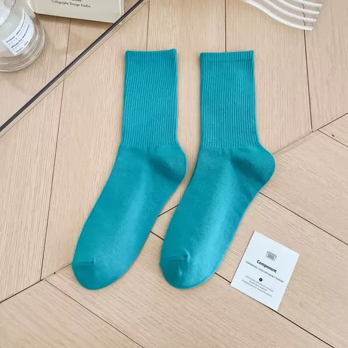 1 paire de chaussettes de sport à la mode japonaise pour femmes et filles