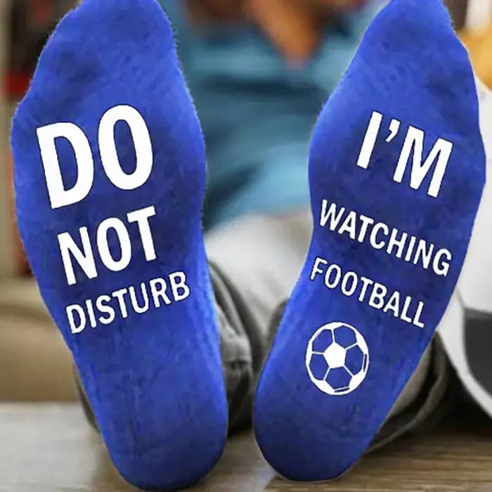 Chaussettes de football ne déteste pas regarder