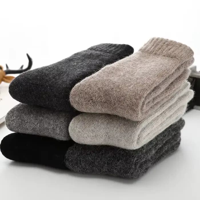 Chaussettes en laine mérinos pour homme et femme