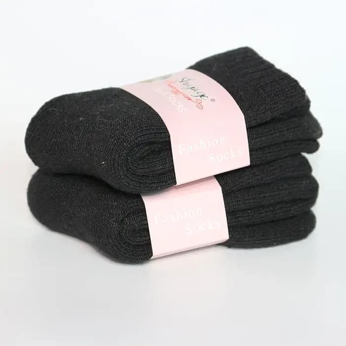 Chaussettes en laine épaisse et chaude pour femmes