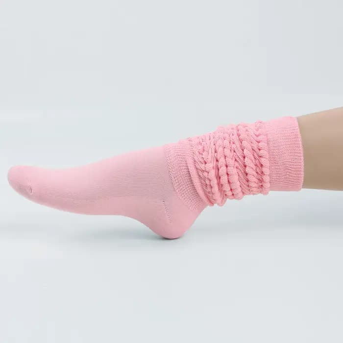 Chaussettes souples à hauteur de genou pour femmes, tricotées, chaudes, amincissantes, décontractées, à bulles, pour l'école, Style Jk, chaussettes de voyage pour dames, hiver automne