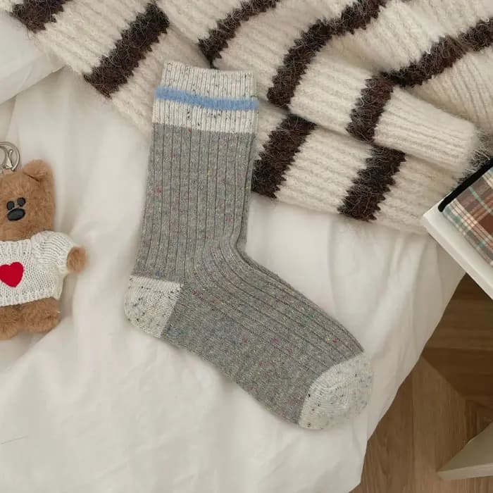 Chaussettes d'hiver épaisses et chaudes pour femmes