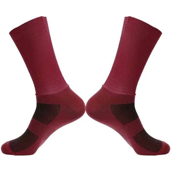 Nouvelles chaussettes de cyclisme Pro Team Aero antidérapantes en silicone pour hommes