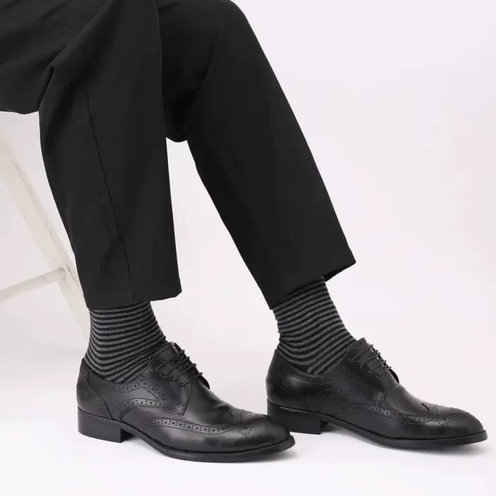 5 paires de chaussettes pour hommes ensemble surdimensionné Simple affaires sport polyvalent mi