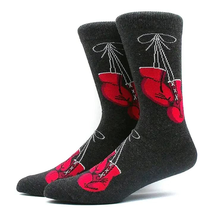 Chaussettes amusantes avec motifs de nourriture animale pour hommes et femmes Sokken Diversidos Jacquard Calcetines