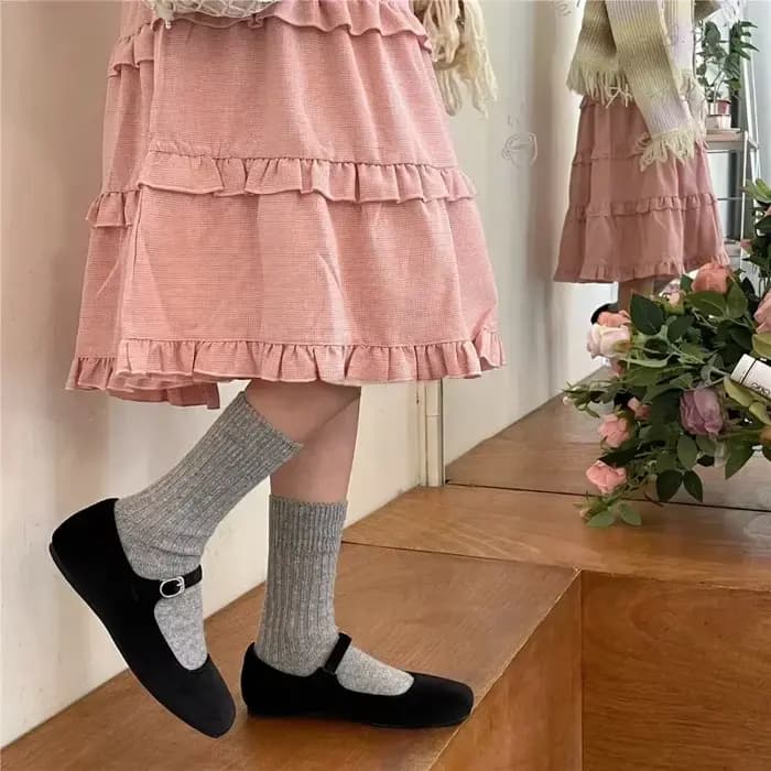 Chaussettes longues thermiques en laine cachemire pour femmes