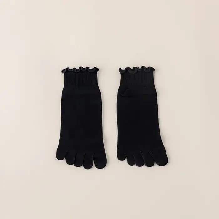 Chaussettes à cinq doigts en coton pour femmes