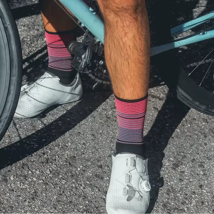 Chaussettes de cyclisme respirantes pour hommes et femmes