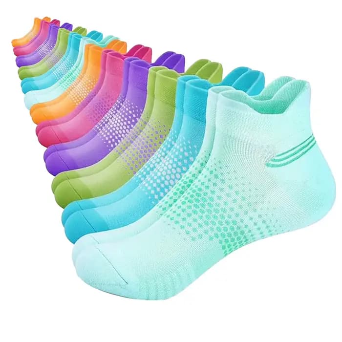 6/12 paires de chaussettes athlétiques à la cheville pour femmes