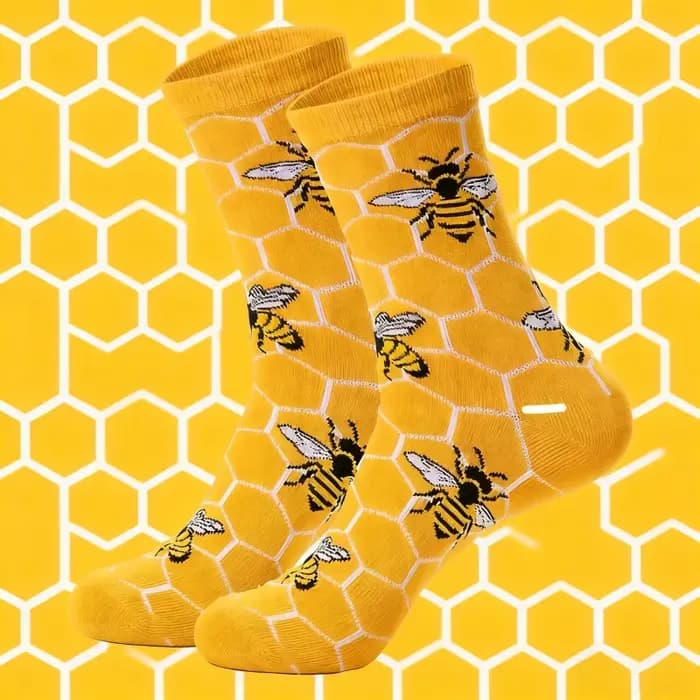 1 paire de chaussettes longues décontractées respirantes pour hommes et femmes