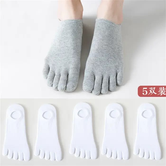 Chaussettes anti-friction à cinq doigts pour hommes