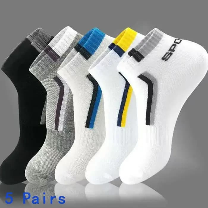 5 paires de chaussettes de sport à la mode pour hommes