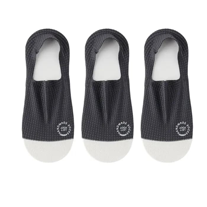 3 paires de chaussettes invisibles pour hommes