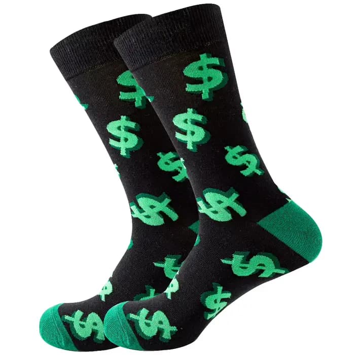 2023 NEW Funny Men Socks Cotton Harajuku Guitar Beer Boxing Gloves Skull Chess Clown Sieve Hip Hop