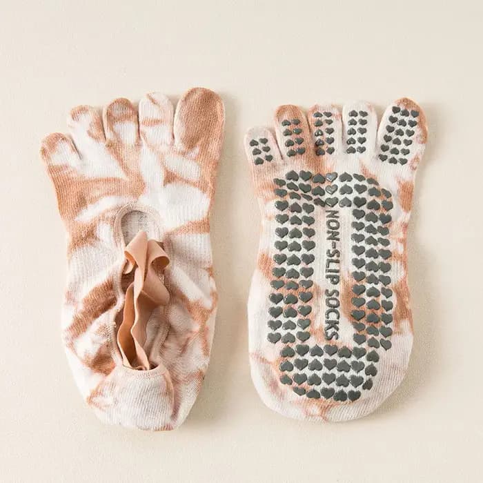 Chaussettes de yoga antidérapantes pour femmes