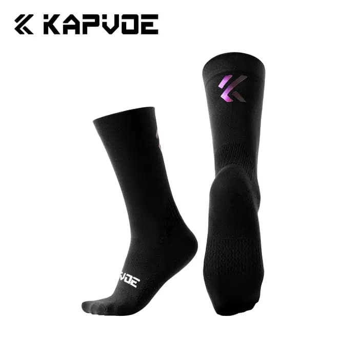 Chaussettes de cyclisme Kapvoe 2026, chaussettes de sport antidérapantes pour hommes et femmes, idéales pour le vélo, le tennis, le football et la course à pied