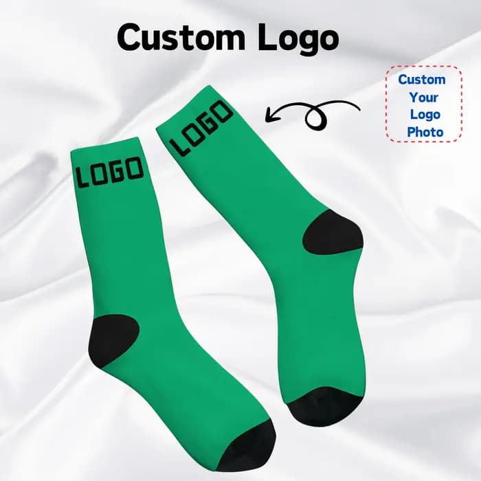 Chaussettes personnalisées avec logo sur mesure pour hommes et femmes