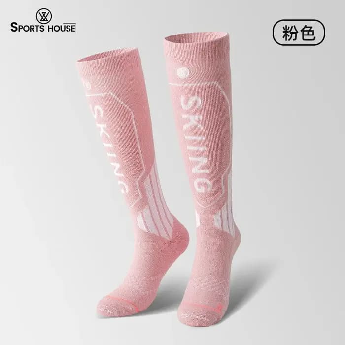 Chaussettes thermiques en laine mérinos, Tube Long, pour Sports de plein air, Ski, randonnée, Ski, alpinisme, pour femmes