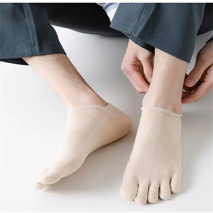Chaussettes anti-friction à cinq doigts pour hommes