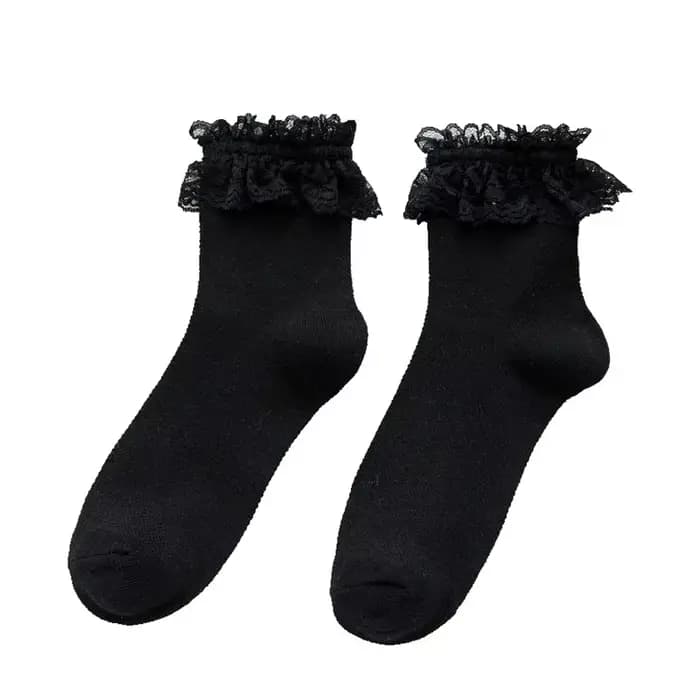 Chaussettes en dentelle Lolita Jk pour femmes
