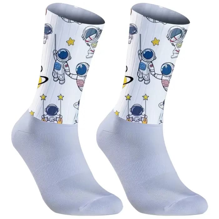 Chaussettes de sport respirantes en gel de pton, non ald, équipe de vélo aérodynamique, chaussettes
