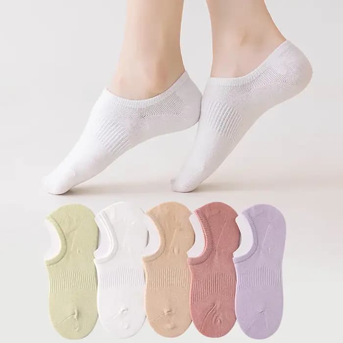 5 paires de chaussettes invisibles pour femmes