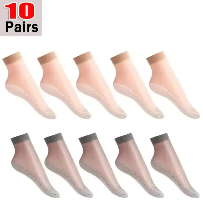 1/5/10 paires dentelle ultra-mince chaussettes femmes été respirant soie