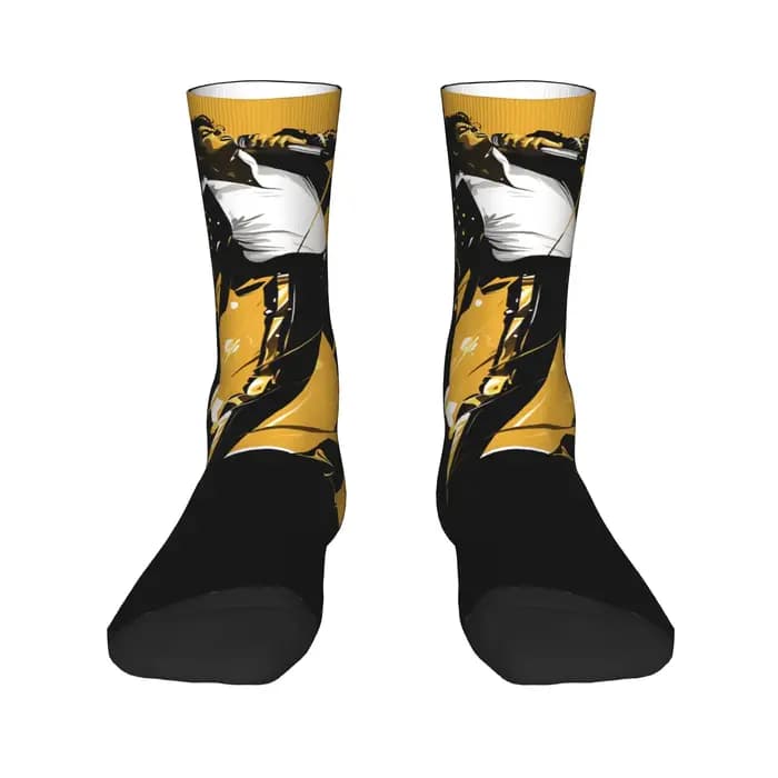 Chaussettes décontractées MJ Sparkling Glove Portrait pour hommes et femmes