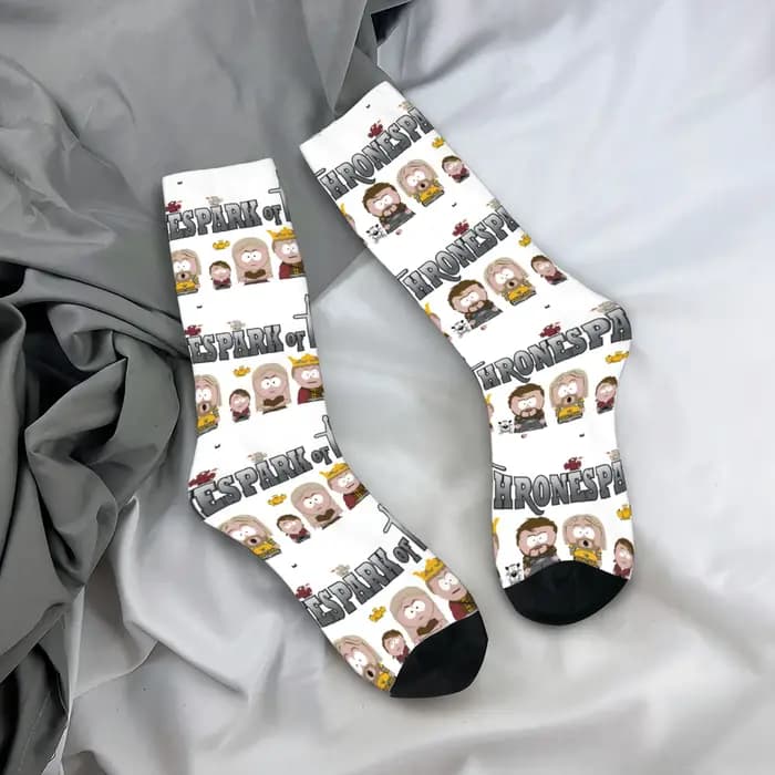 Nouveaux hommes chaussettes décontracté Souths dessin animé parc chaussette Stan Cartman Kyle Kenny haute qualité femmes bas printemps automne hiver