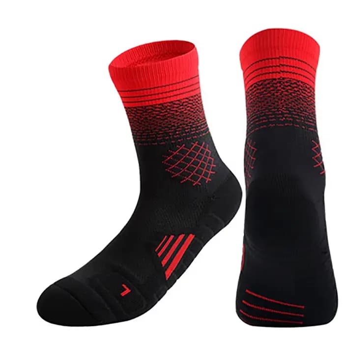 Chaussettes de sport Loogdeel pour le football, avec fond en tissu éponge, respirantes, professionne