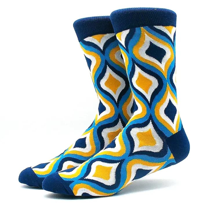 Chaussettes d'hiver colorées pour hommes et femmes, en coton peigné, chaudes, bas joyeux, robe d'affaires