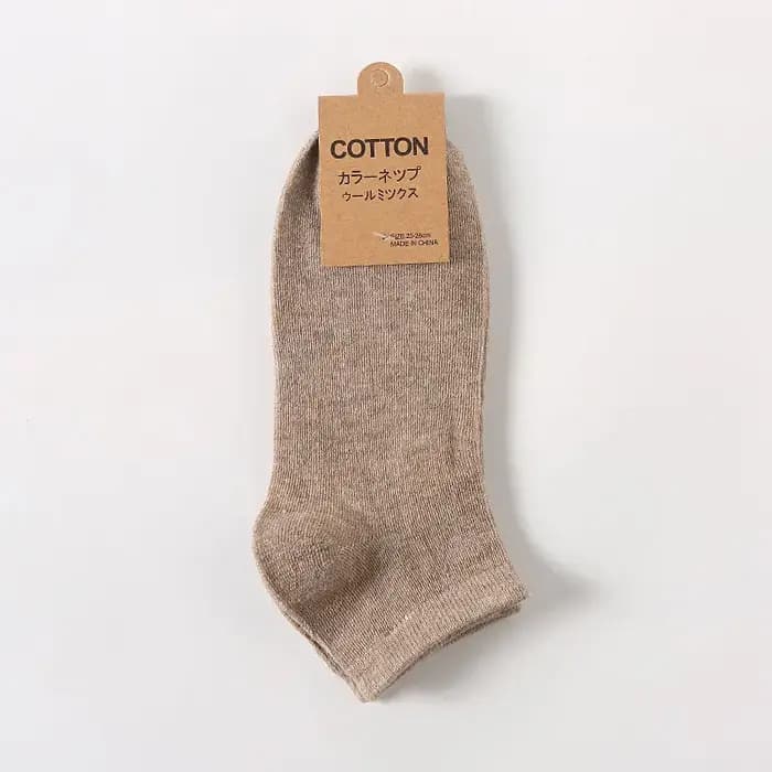5 paires de chaussettes basses pour hommes et femmes
