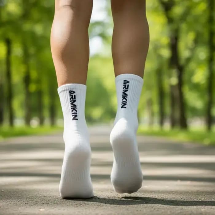 1/5 paires ARMKIN hommes chaussettes de haute qualité mi-mollet Sport