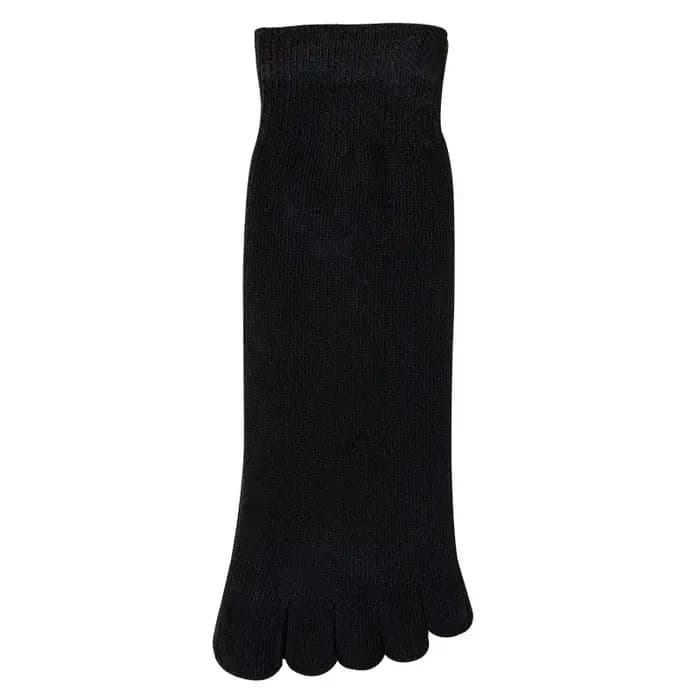 Chaussettes à cinq doigts pour hommes, en pur coton, à cinq orteils, absorbant la sueur, Tube moyen,