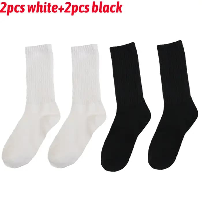 Chaussettes Vintage Simples et Cool à Tubes Moyens