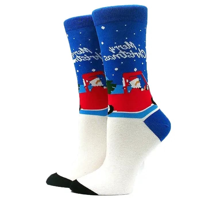 Chaussettes de Joyeux Noël en Coton pour Homme et Femme