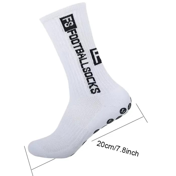 4 paires de chaussettes de football pour hommes avec poignée