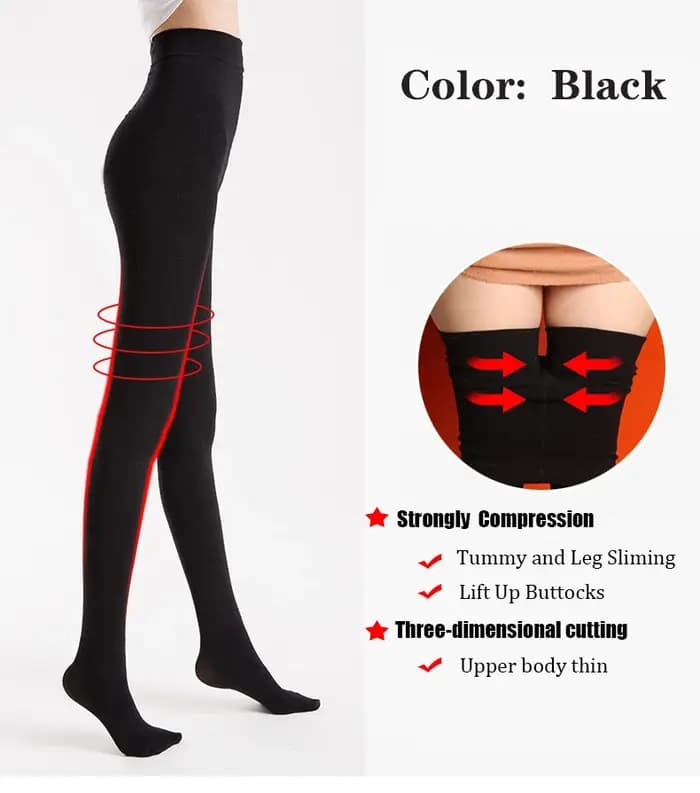 Collants artificiel astiques de Grande Taille pour Femme