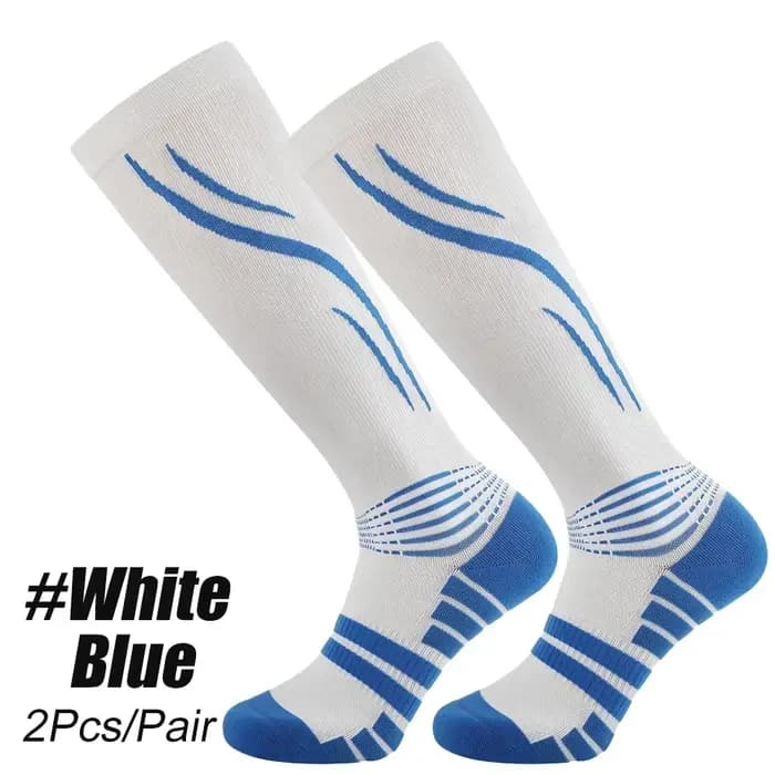 1 paire de chaussettes de sport à haute compression pour hommes et femmes