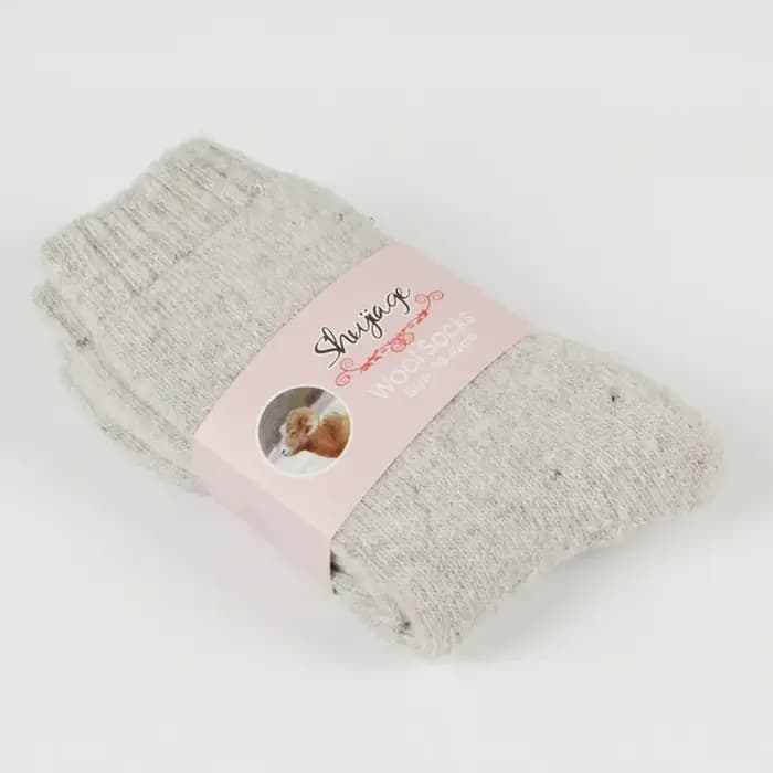 Femmes chaussettes hiver chaud thermique solide cachemire filles épaissi fil épais