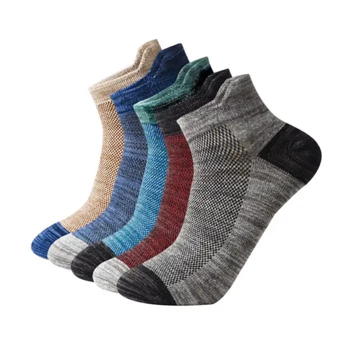 Haute qualité 5 paires hommes chaussettes de Compression
