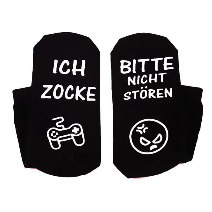 2/3 paires hommes chaussettes en caoutchouc allemagne lettre antidérapant homme décontracté drôle mâle équipage chaussettes S05