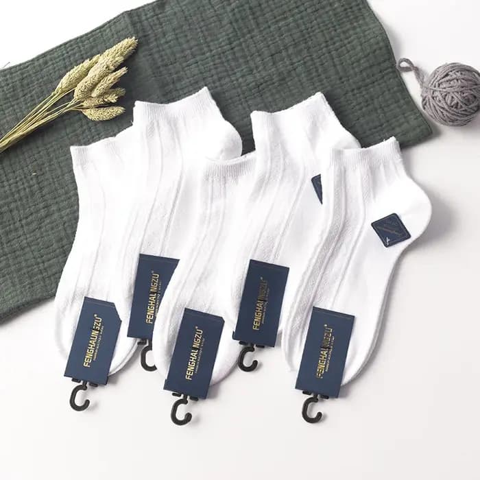 Chaussettes en coton à coupe basse pour femmes et filles