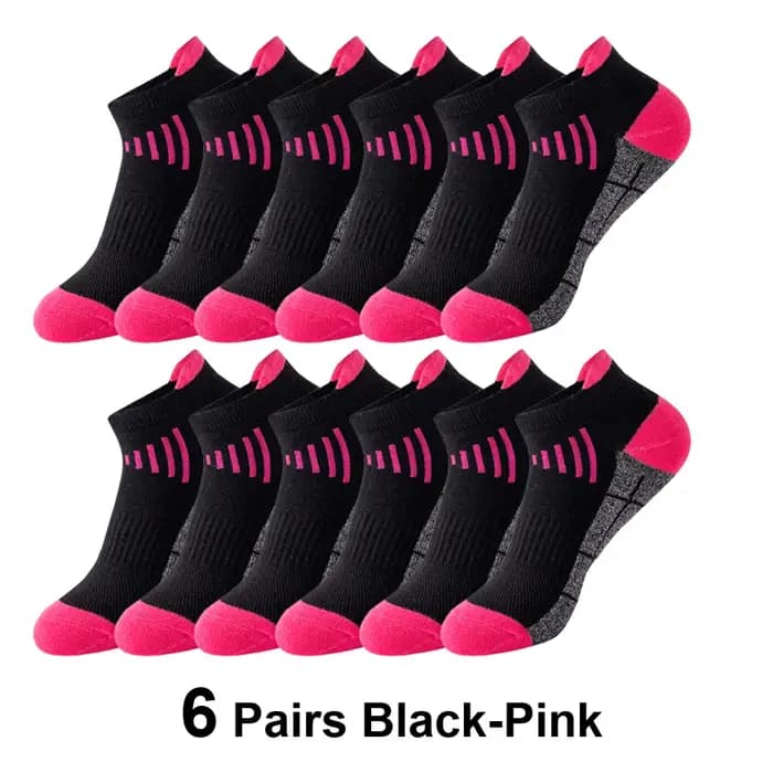 6 paires de chaussettes basses colorées pour hommes