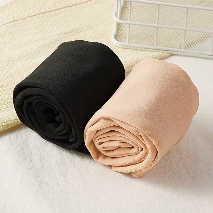 2 paires épaissir velours genou haute chaussettes chaudes femmes automne hiver chaud Long mollet neige chaussettes peau noire Style coréen chaussette mince