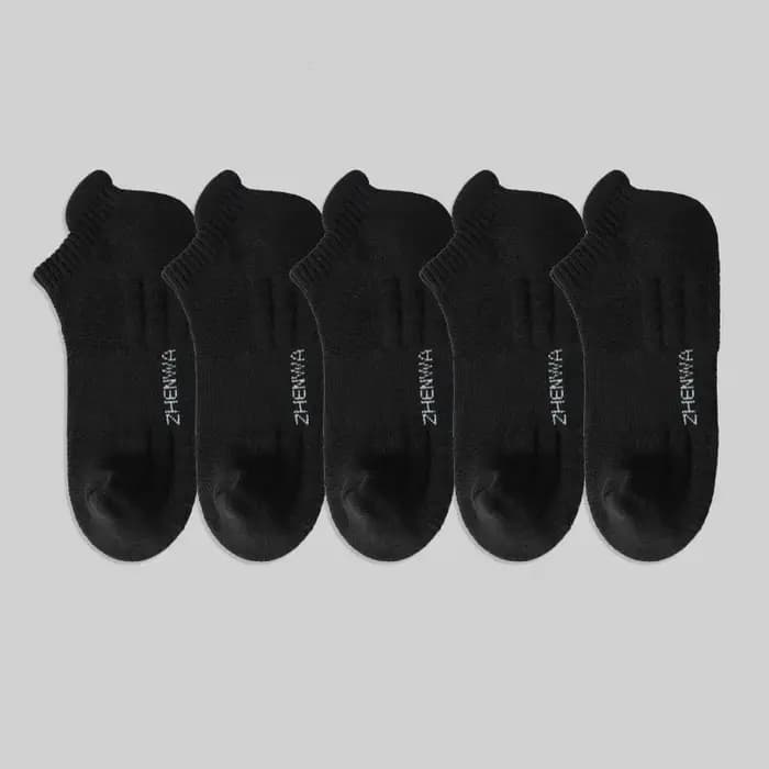 5 paires de chaussettes de sport en coton pour hommes