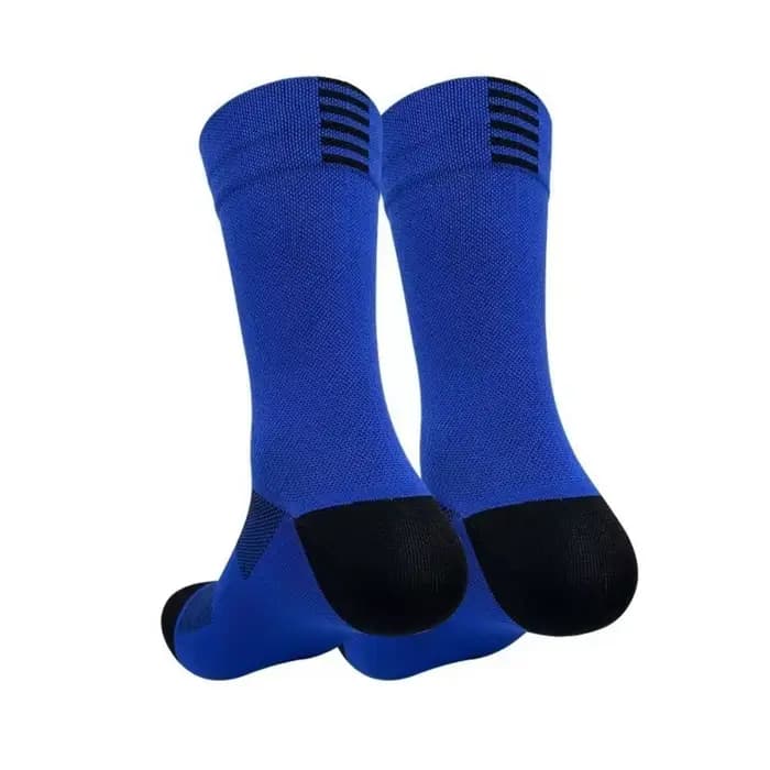 Nouvelles chaussettes de cyclisme professionnelles respirantes mi-mollet pour VTT